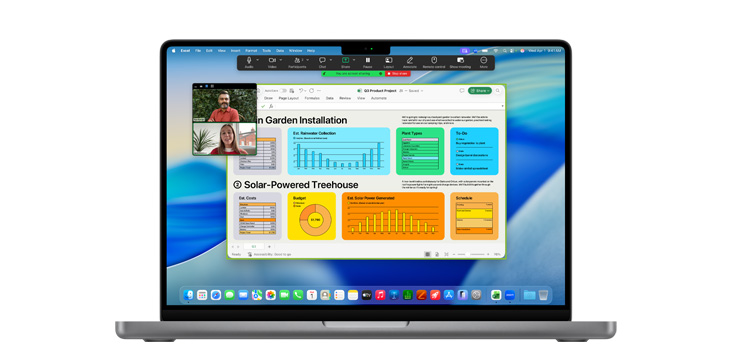 MacBook Pro 14 吋上開啟多個 app 視窗